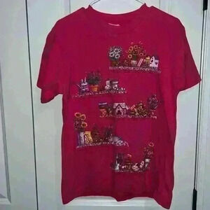 👵💐🏡Vintage Grannycore Womens T shirt size M